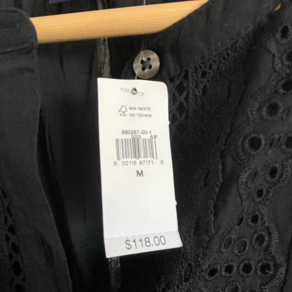 Gap Lace Button-Front Midi Dress in Black, Women’s Sizes M and L - Picture 7 of 9